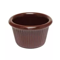 Ramekin Ranurado de i.5 Onzas, Color Cafe THUNDER ML507C1