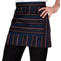 Delantal Corto con Rayas de Colores CHECKEDOUT U301S6400H