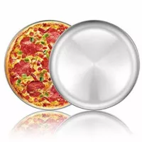 Molde de Pizza de Borde Ancho de Aluminio de 16 Pulgadas MASTER CHEF PT-WR16 2