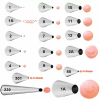 Boquilla para Decoracion # 25 ATECO 25 2