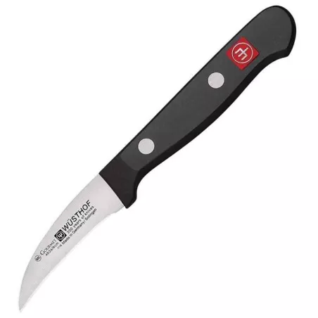 Cuchillo Paring Curvo Gourmet de Puno Negro 6 Centimetros WUSTHOF 1025046706