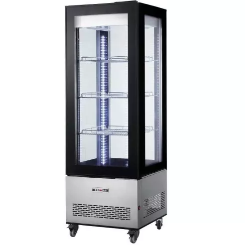 Vitrina Refrigerada de 4 Niveles de 65 x 65 x 190 Centimetros QUANTUM PRO VVRC-400