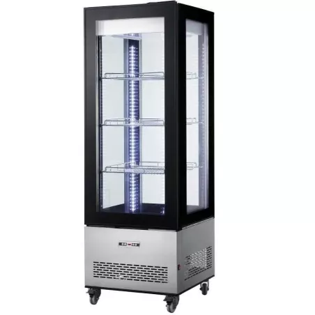 Vitrina Refrigerada de 4 Niveles de 65 x 65 x 190 Centimetros QUANTUM PRO VVRC-400