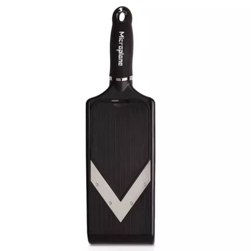 Mandolina de Mano Ajustable de Plastico de Color Negro MICROPLANE 48040