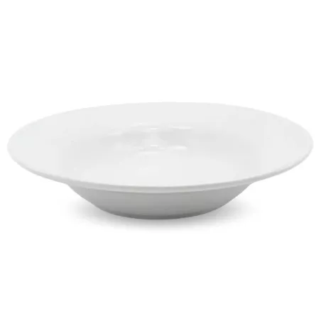 Plato de Sopa Borde Ancho 9 Pulgadas Blanco CATER MAX A733