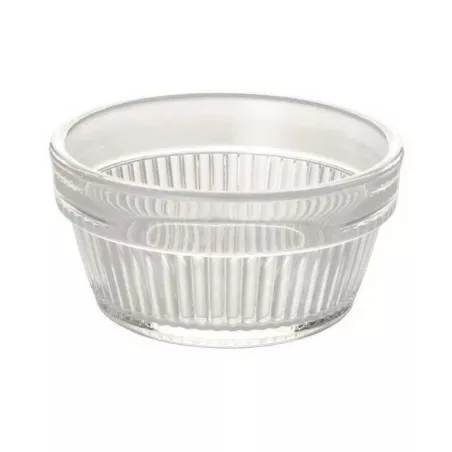 Ramekin Estriado con Orilla de Policarbonato de 4 Onzas MASTER CHEF 8386