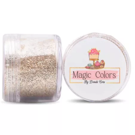 Diamantina Comestible Champagne de 10 Gramos MAGIC COLORS 7443006010353