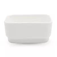 Sugar Caddy de Porcelana de Color Blanco ARNI S4656