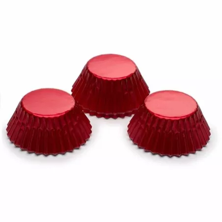 Capsulas para Cupcakes de Aluminio Rojo, de 48 Unidades FOX RUN BRANDS 6967
