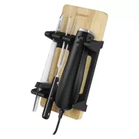 Cuchillo Electrico Negro con Tabla de Cortar de Bambu CUISINART CEK-41 2
