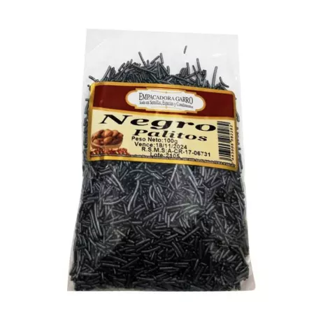 Confitillo Negro de Palitos de 100 Gramos MAGIC COLORS 7443006082282