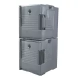 Porta Bandejas Gris Doble MASTER CHEF JW-DOW