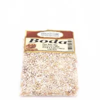 Confitillo con Diseno de Palitos y Perlas, 100 Gramos, Color Cafe y Beige MAGIC COLORS 7443006008596