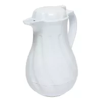 Pichel Termico Blanco Ranurado de 42 Onzas THUNDER PLWS042WT