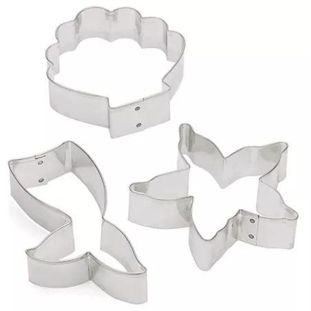 Cortador para Galletas, Tematica el Mar, Set 3 Unidades FOX RUN BRANDS 3698