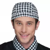 Bandana de Cuadros de Color Negro y Blanco CHECKEDOUT U406S8300H