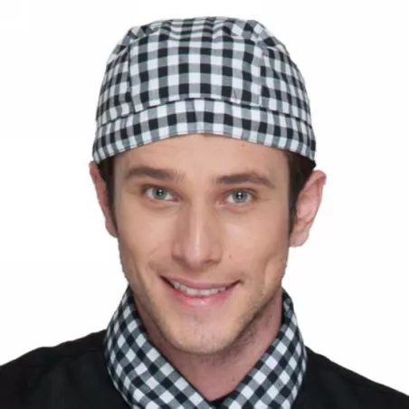 Bandana de Cuadros de Color Negro y Blanco CHECKEDOUT U406S8300H