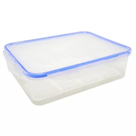 Contenedor Plastico Hermetico Rectangular de 3700 MIlilitros MASTER CHEF OM0071