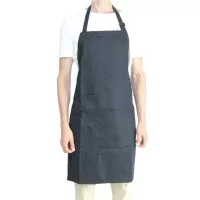 Delantal Full de Color Gris Oscuro CHECKEDOUT U304S0500A
