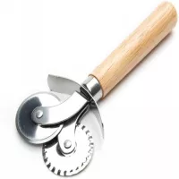 Roldana Doble con Puno de Madera FOX RUN BRANDS 5542