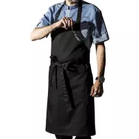 Delantal Full de Color Negro CHECKEDOUT CU376S0100A