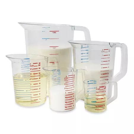 Taza para Medir de Policarbonato Gravada de 8 Onza / 1 Taza RUBBERMAID FG321000CLR