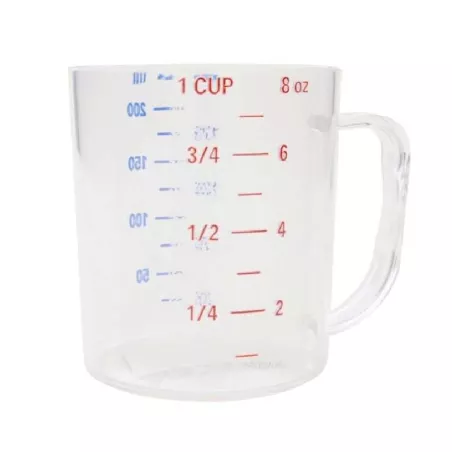 Taza Medidora de Policarbonato de 1 Taza THUNDER PLMD008CL