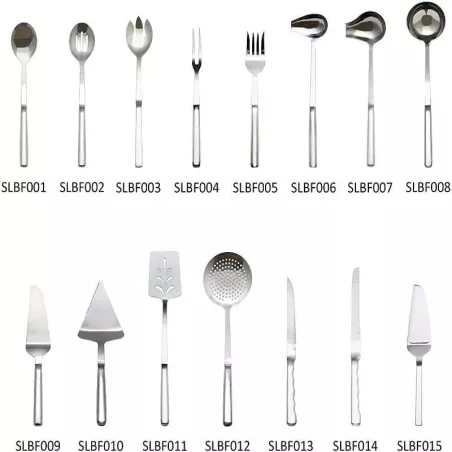 Tenedor de Acero Inoxidable Hollow Handle de 11 Pulgadas THUNDER SLBF004