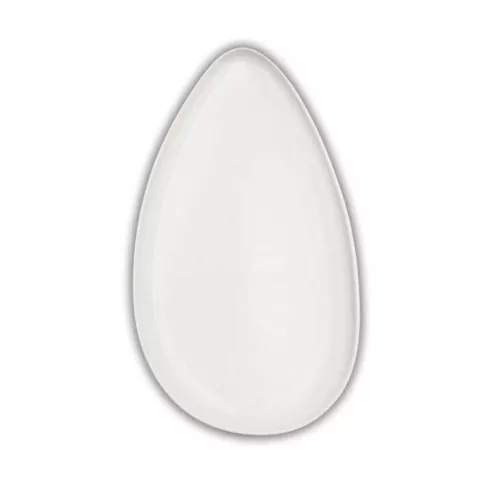 Plato Leave Ovalado de Porcelana 10.25 Pulgadas Blanco ARNI C1416