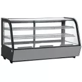 Vitrina Refrigerada de 3 Niveles de 122 x 57 x 69 Centimetros, Color Negro  QUANTUM PRO VR-200