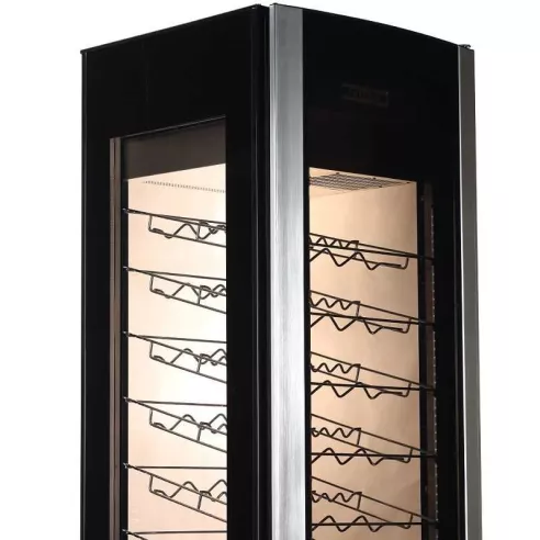 Cava de Vinos para 81 Botellas de Puerta Curva QUANTUM PRO CV81