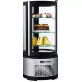 Vitrina Refrigerada Redonda de 3 Niveles de 48 x 103 Centimetros QUANTUM PRO RDC100