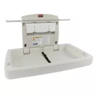 Cambiador para Bebe Horizontal, Color Plateado RUBBERMAID FG781888LPLAT