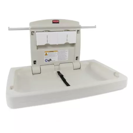 Cambiador para Bebe Horizontal, Color Plateado RUBBERMAID FG781888LPLAT
