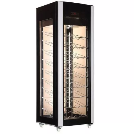 Cava de Vinos para 81 Botellas de Puerta Curva QUANTUM PRO CV81