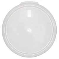 Tapa para Contenedor Redondo de 2 o 4 Cuartos, Color Blanca THUNDER PLRFC0204TL
