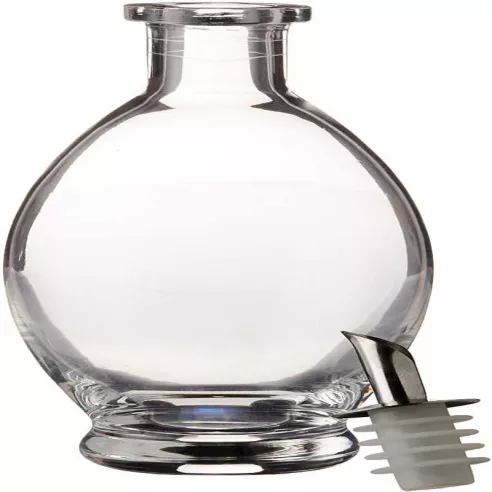 Vinagrera - Aceitera Ovalada de Vidrio de 10 Onzas FOX RUN BRANDS 2706