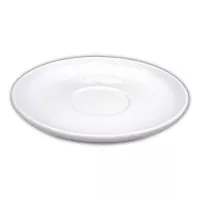 Plato Taza de Porcelana 15.5 Centimetros Blanco ARNI C1464