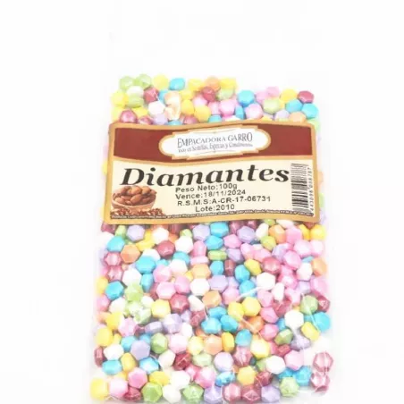 Confitillo con Forma de Diamantes de 100 Gramos MAGIC COLORS 7443006008787