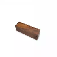 Caja de Madera para Sobres de Te de 14.75 x 4.37 x 3.75 Pulgadas IRONWOOD 28227