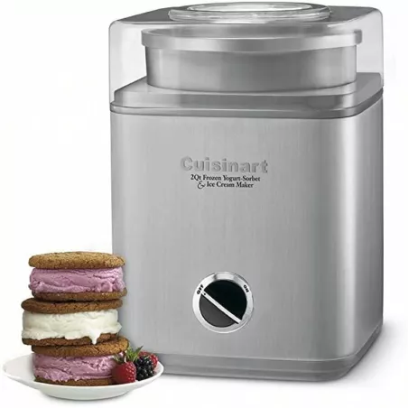 Maquina de Helados de Acero Inoxidable de 2 Quartos CUISINART ICE-30BCP1