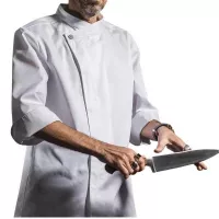 Gabacha Ejecutiva de Color Blanco Talla XL CHECKEDOUT CU110Z0200F-XL