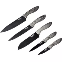 Cuchillos de Ceramica Faux Wood, Set de 5 Unidades CUISINART C55-10PBW