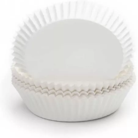 Capsulas para Hornear Jumbo Blancas, 50 Unidades. FOX RUN BRANDS 4952