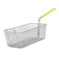 Canasta Freidora Amarilla de 16-3/4 x 8-3/4 x 6 Pulgadas MASTER CHEF WFB-YL