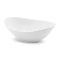 Bowl Ovalado de Porcelana 16 Centimetros Blanco CATER MAX 17080