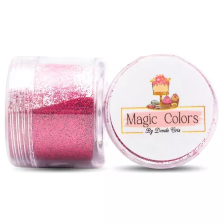 Diamantina Comestible Fucsia de 10 Gramos MAGIC COLORS 7443006010407