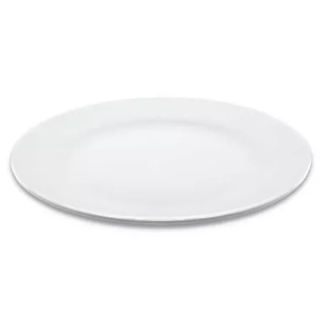 Plato Redondo de Porcelana 30 Centimetros Blanco CATER MAX 14300