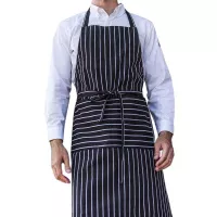 Delantal Full de Color Gris Oscuro Azulado CHECKEDOUT CU381S041000T2