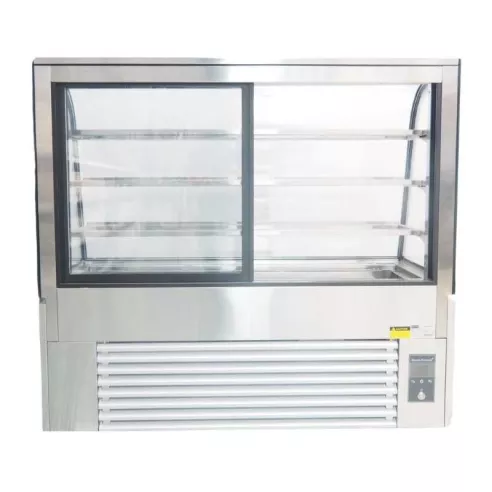 Vitrina Refrigerada 4 Niveles de Acero Inoxidable 150 Centimetros QUANTUM PRO NSR750A